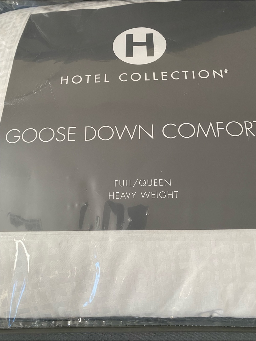 Hotel Collection European White Goose Down Heavyweight Full/Queen Comforter